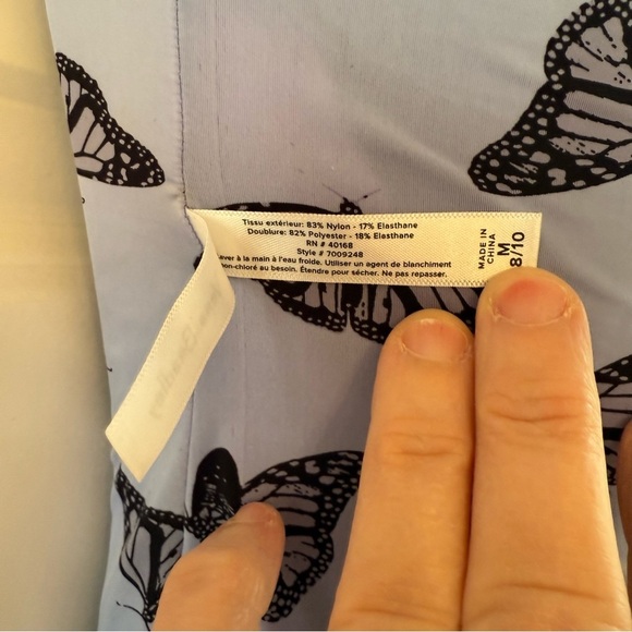 Vera Bradley Yes Way Rose Emily Tankini Top M Black Floral Print *No Cup Liners - Picture 8 of 10